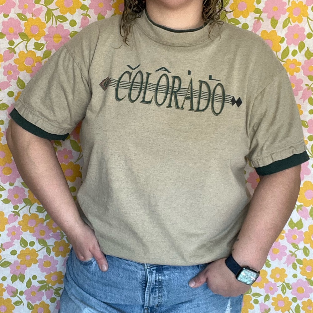 Vintage 90s Colorado short sleeve tee shirt